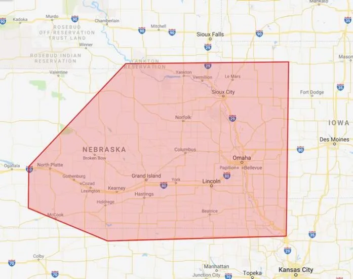 The BDB Waterproofing service area includes Omaha, Lincoln, Grand Island, North Platte, Beatrice, in Nebraska, and Western Iowa.