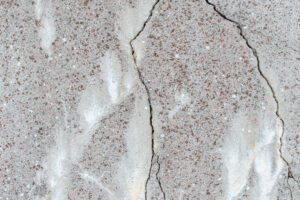 Cracks appear in the foundation of a home